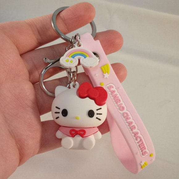 Hello Kitty Sanrio Key Chain Key Ring Charm Cute Figurine Keychain Party Gift - Picture 5 of 8